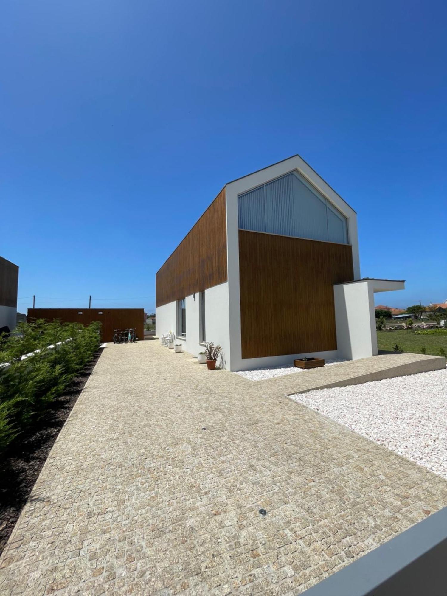 Modern Barn House In Countryside Murtosa Exterior foto